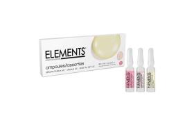 Ampoules sérum aqueux, sérum huileux, sérum éclat du teint Elements x6