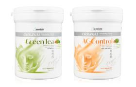 Anskin Modeling Mask - (240g) - Green Tea (1ea) + AC Control (1ea) Set