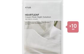 ANUA Heartleaf Cream Mask Night Solution - 1pc (10ea) SEt