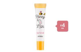A'PIEU Honey & Milk Lip Scrub - 8ml (4ea) Set