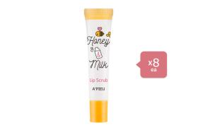 A'PIEU Honey & Milk Lip Scrub - 8ml (8ea) Set
