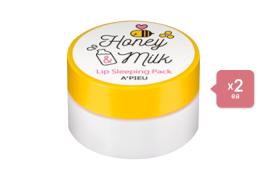 A'PIEU Honey & Milk Lip Sleeping Pack/6.7g (2ea) Set