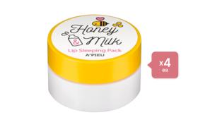A'PIEU Honey & Milk Lip Sleeping Pack/6.7g (4ea) Set
