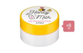 A'PIEU Honey & Milk Lip Sleeping Pack/6.7g (8ea) Set