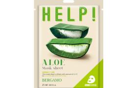 Bergamo - Aider! Paquet de masques - 1pièce - Aloe