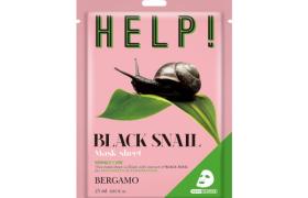Bergamo - Aider! Paquet de masques - 1pièce - Black Snail
