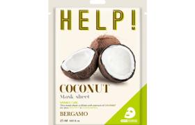 Bergamo - Aider! Paquet de masques - 1pièce - Coconut