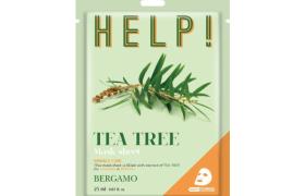 Bergamo - Aider! Paquet de masques - 1pièce - Tea Tree
