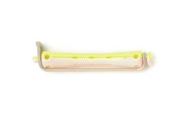 Bigoudis permanente jaune/rose court 7mm Sibel
