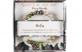 Bracelet Quartz de jade vert Stella Green