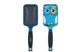 Brosse raquette hibou turquoise Brosse raquette hibou turquoise