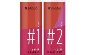 Duo cheveux colorés INDOLA