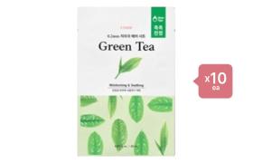 Etude House 0.2 Therapy Air Mask (New) - 1pc - Green Tea (10ea) Set Etude House 0.2 Therapy Air Mask (New) - 1pc - Green Tea (10ea) Set