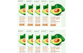 EUNYUL - Pack Masque Hydratant Naturel - Avocat - 10pièces EUNYUL - Pack Masque Hydratant Naturel - Avocat - 10pièces