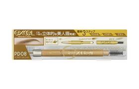EXCEL - Poudre & Crayon Eyebrow EX - 0.4g - PD08 Honey Brown EXCEL - Poudre & Crayon Eyebrow EX - 0.4g - PD08 Honey Brown
