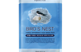 Farm Stay - Visible Difference Feuille de masque - Birds Nest Aqua