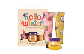 FRUDIA - Coffret cadeau haut de gamme baume à lèvres et crème pour