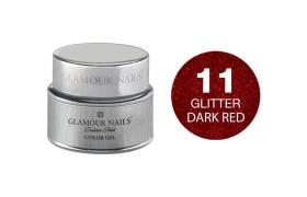 Gel glitter 11 dark red Glamour Nails 5ML Gel glitter 11 dark red Glamour Nails 5ML