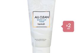 heimish All Clean White Clay Foam - 150g (2ea) Set heimish All Clean White Clay Foam - 150g (2ea) Set
