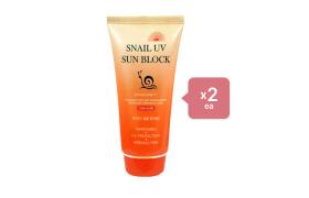 Jigott - Snail UV Sun Block SPF50+ PA+++ (2ea) Set