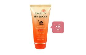 Jigott - Snail UV Sun Block SPF50+ PA+++ (8ea) Set