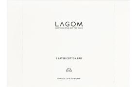 LAGOM - Tampon en coton à 5 couches - 80pièces LAGOM - Tampon en coton à 5 couches - 80pièces