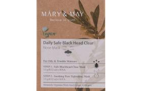 MARY&MAY - Masque de nez transparent Daily Safe Black Head - Step1
