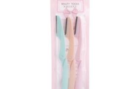 MINGXIER - Rasoir à sourcils pliable - 3pièces