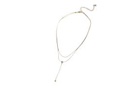 MsBlossom - Collier Superposé Bonnet - 1pièce - Gold