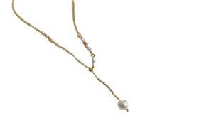 MsBlossom - Collier superposé de perles - 1pièce - Gold