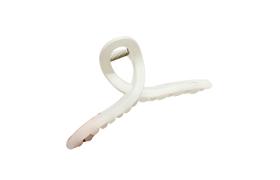 MsBlossom - Griffe de cheveux en croix unie - 1pièce - White
