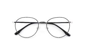 MsBlossom - Lunettes rondes en métal bloquant la lumière bleue -...