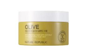 NATURE REPUBLIC - Crème Nettoyante Vraie Nature - 210ml - Olive NATURE REPUBLIC - Crème Nettoyante Vraie Nature - 210ml - Olive