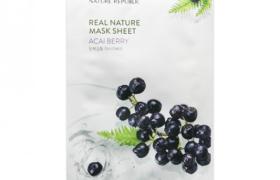 NATURE REPUBLIC - Masque en feuille Real Nature - Acai Berry - 1pièce