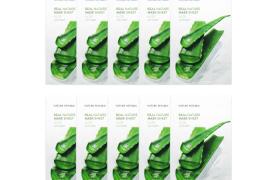 NATURE REPUBLIC - Real Nature Sheet Mask - Aloe - 1pc (10ea) Set