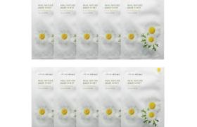 NATURE REPUBLIC - Real Nature Sheet Mask - Chamomile - 1pc (10ea) Set