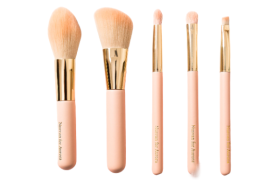 NUSVAN - Ensemble de pinceaux de maquillage - Pink - 5pièces