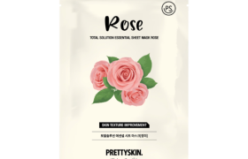 Pretty Skin - Total Solution Essential Sheet Mask - 1pièce - Rose Pretty Skin - Total Solution Essential Sheet Mask - 1pièce - Rose