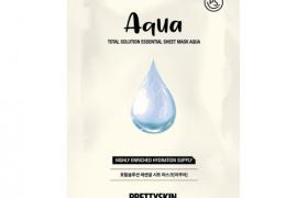 Pretty Skin - Total Solution Masque en tissu Essentiel - 1pièce - Aqua Pretty Skin - Total Solution Masque en tissu Essentiel - 1pièce - Aqua