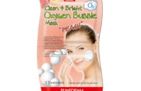 PUREDERM - Clean&Bright Oxygen Bubble Mask - 3.5ml+3.5ml - Peach