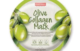 PUREDERM - Masque Cercle - Olive Collagen - 1pièce