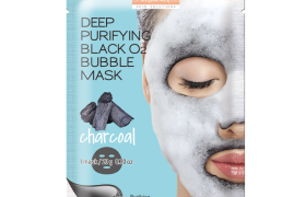 PUREDERM - Noir profond purifiant O2, Masque Bubble - Charbon de...