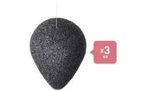 PURITO Bamboo Charcoal Konjac Sponge - 7g (3ea) Set