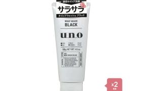 Shiseido - Uno - Whip Wash Black/130g 2pcs Set Shiseido - Uno - Whip Wash Black/130g 2pcs Set