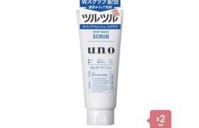 Shiseido - Uno Whip Wash - Scrub - 130g 2pcs Set