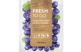 TONY MOLY - Fresh To Go, Feuille de masque - RAISIN - 1pièce