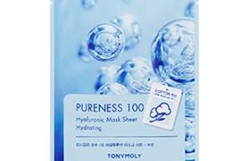 TONY MOLY - Pureness 100, Feuille de masque - Acide Hyaluronique -