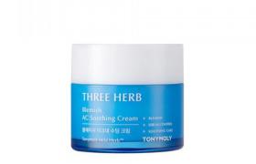 TONYMOLY - Crème apaisante anti-imperfections aux trois herbes AC...