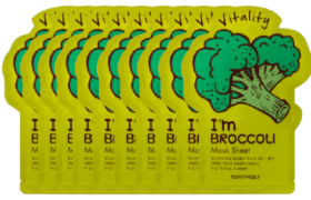 TONYMOLY - I'm Real Mask Sheet - Broccoli - 10pièces