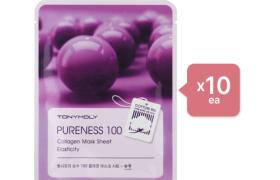 TONYMOLY - Set Feuille de masque Pureness 100 - Collagen (10ea) Set